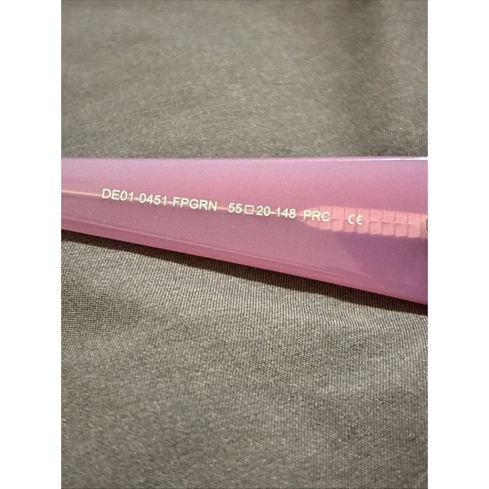 Diff Eyewear 55-20-148 Kai Purple Pink Chunky Thin Sunglasses Summer Beach Punk